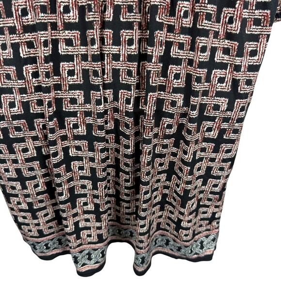 Max Studio Womens Black Blouson Long Sleeve Stretch Jersey Knit Dress sz M - Picture 11 of 16